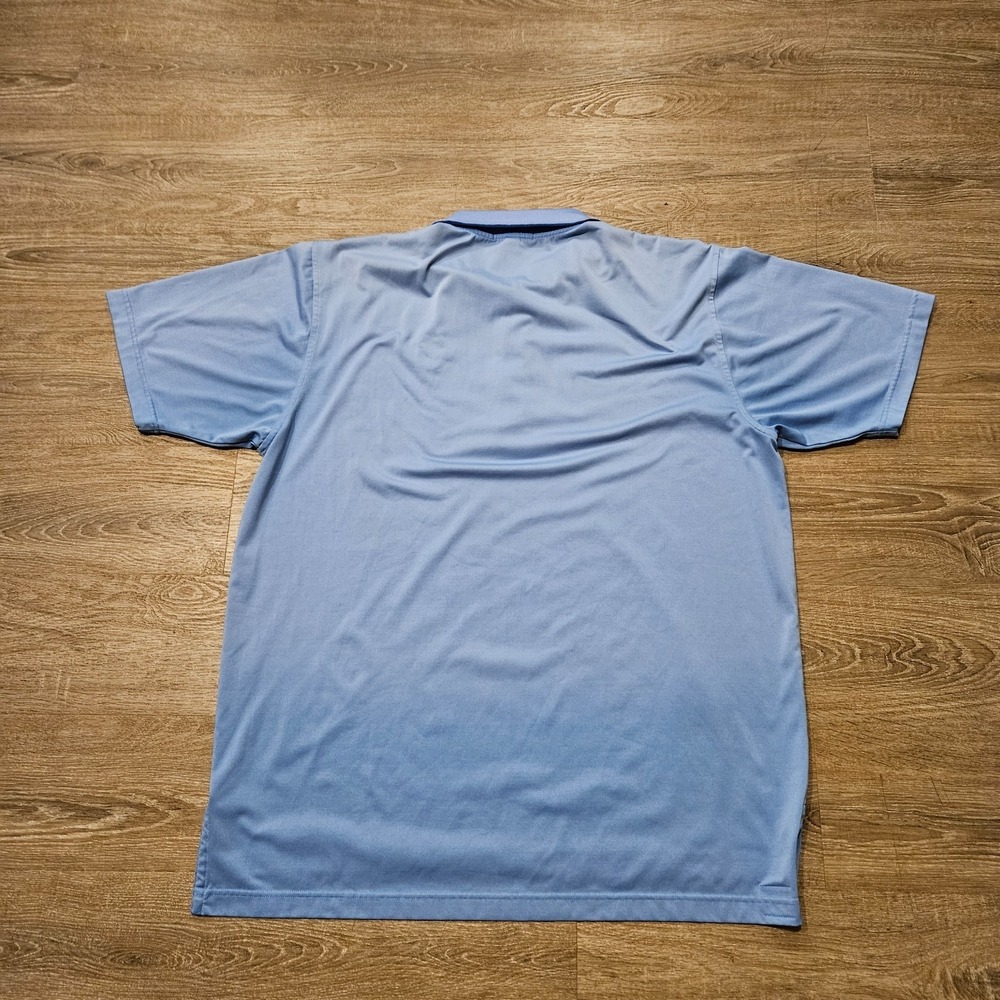 Peter Millar Summer Comfort Polo Shirt Mens Large Blue Golf Performance Polo - Picture 9 of 9